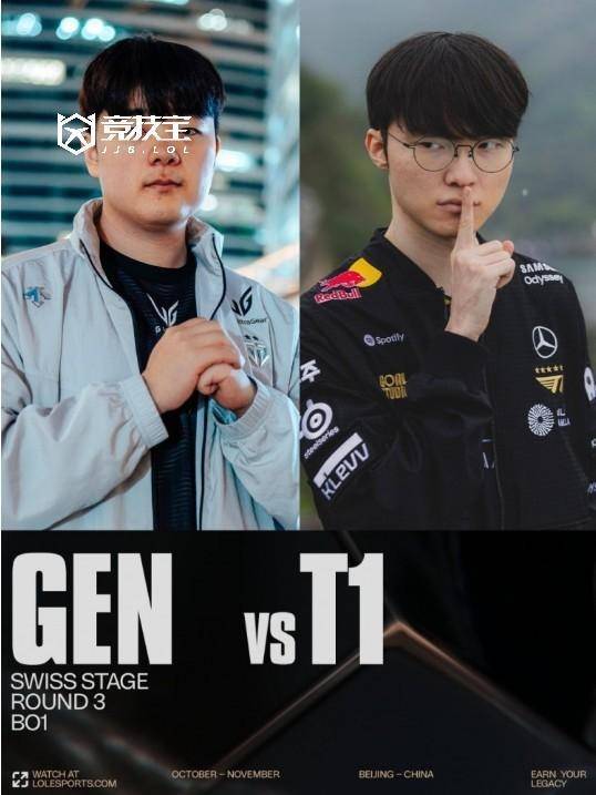 「竞技宝」LOL-S15小组赛:GEN横扫T1晋级