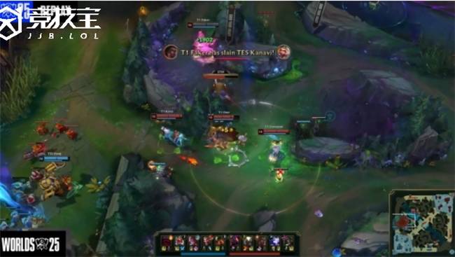 LOL-S15半决赛：T1 3-0零封淘汰TES 强势晋级决赛